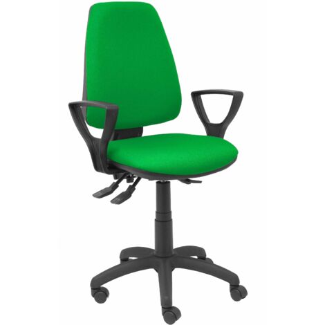 Silla Elche S bali verde brazos fijos