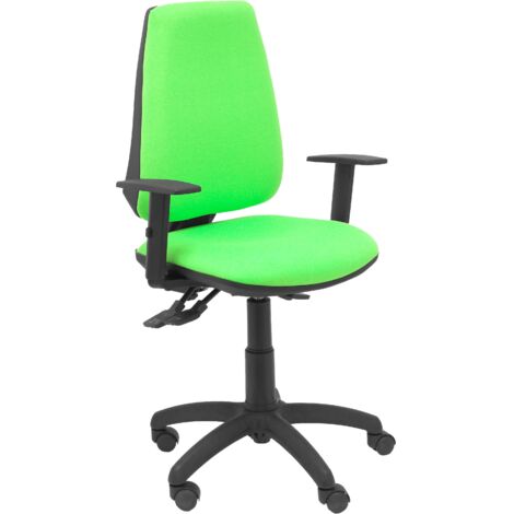 Silla Elche S bali verde pistacho brazos regulables