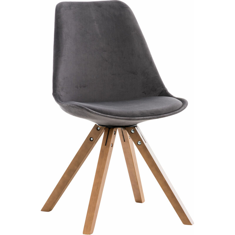 

Silla en Terciopelo Pegleg Square Gris Nogal