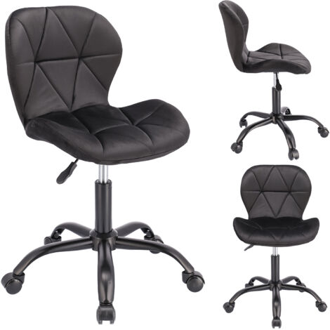 Silla ENDO de terciopelo, negra (nuevo código)