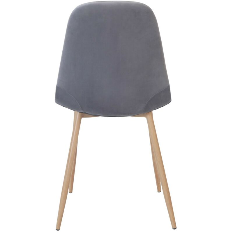 

Silla EPOQUE, metal, terciopelo gris
