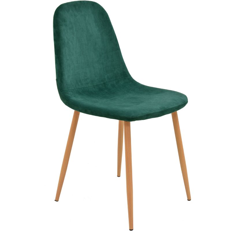 

Silla EPOQUE, metal, terciopelo verde