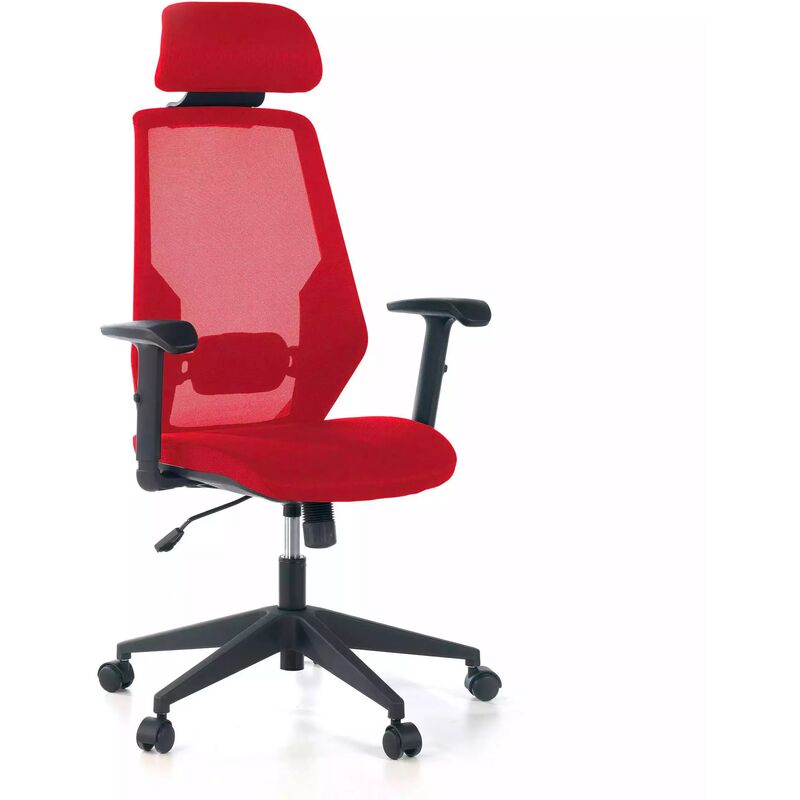 

silla ergonómica de escritorio Belinda, alto respaldo rojo - rojo