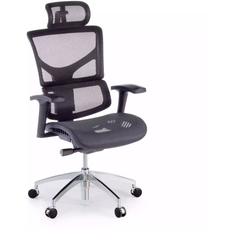 

Silla ergonómica 1, con reposacabezas modelo premium negro - negro - Erghos