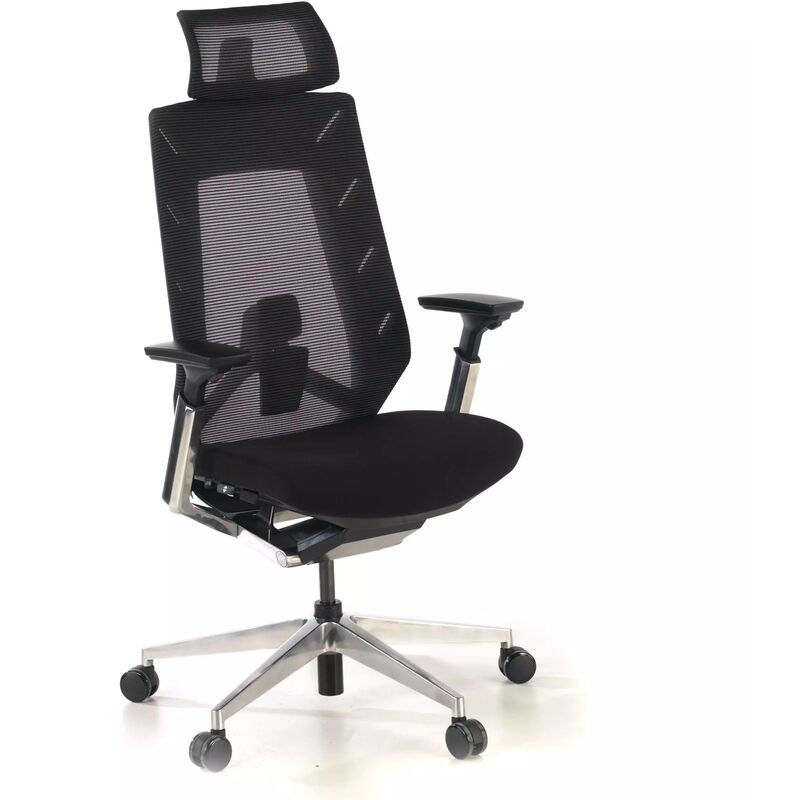 

Silla ergonómica Horyzon, modelo premium, brazos 4D negro - negro