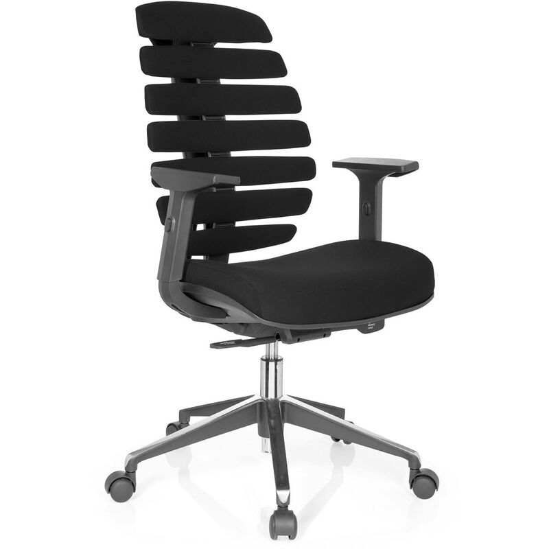 

Silla ergonómica Spine, agarre total, sincro negro - negro