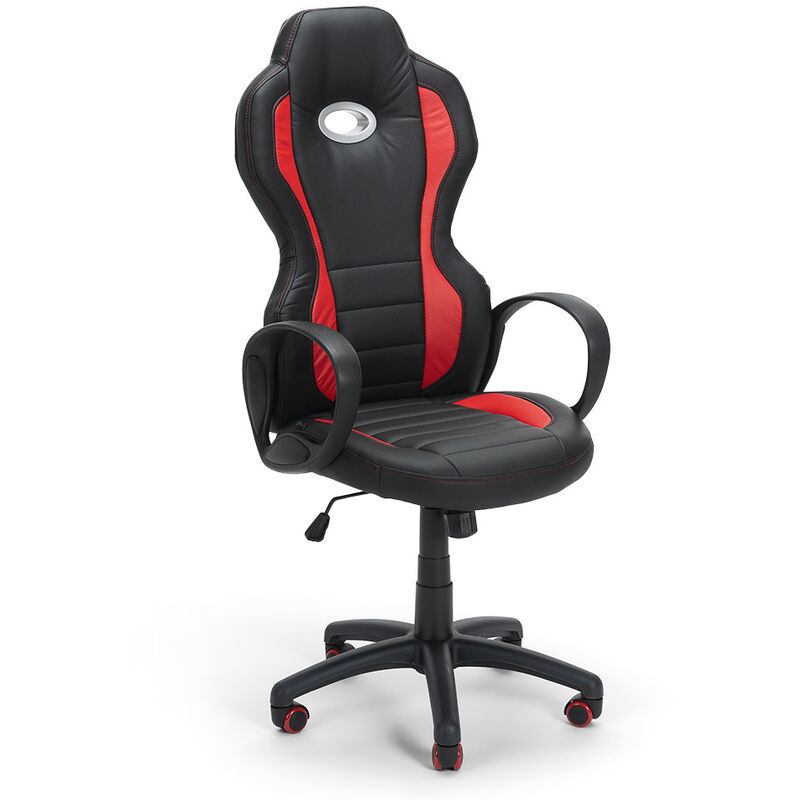 

Franchi Bürosessel - Silla ergonómica polipiel gamer y de oficina de diseño deportivo Racer FFire