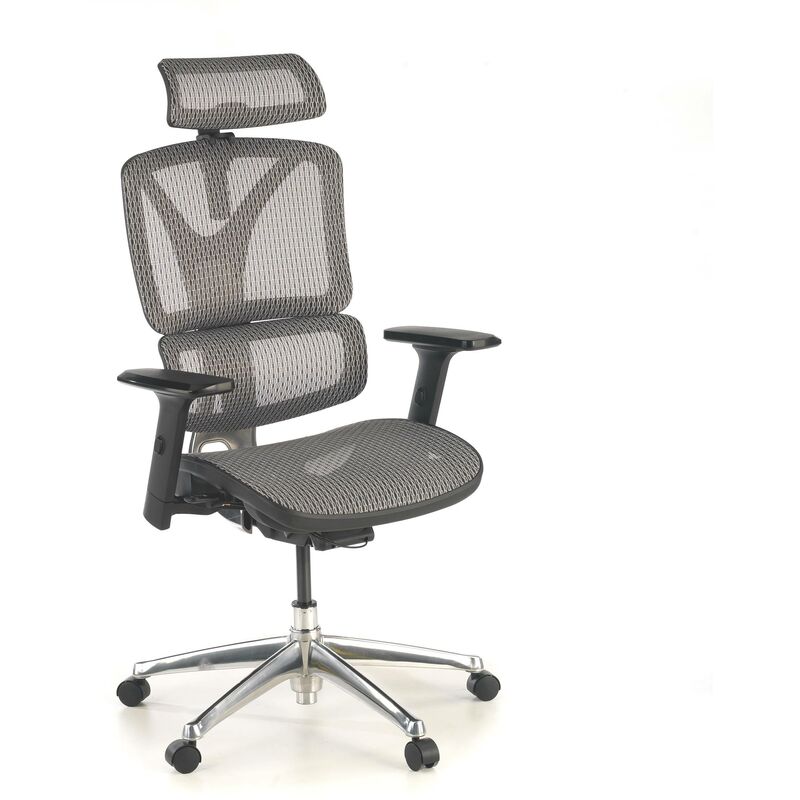 

Silla ergonomica Zenit Pro,marco de aluminio, red gris - gris
