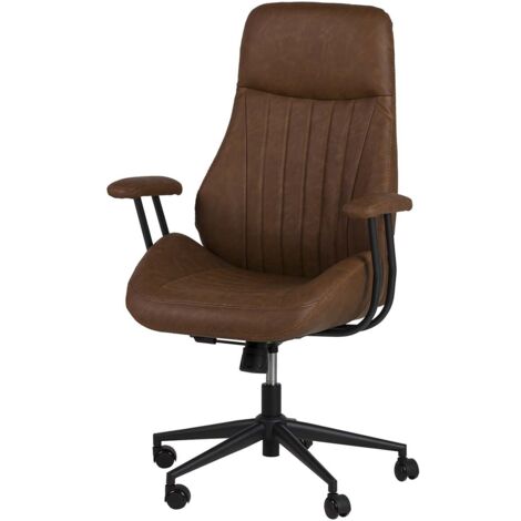 Silla Escritorio Regulable Marron 71X65X112/120 Cm