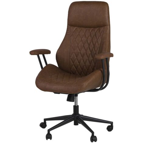 Silla Escritorio Regulable Marron 71X65X112/120 Cm