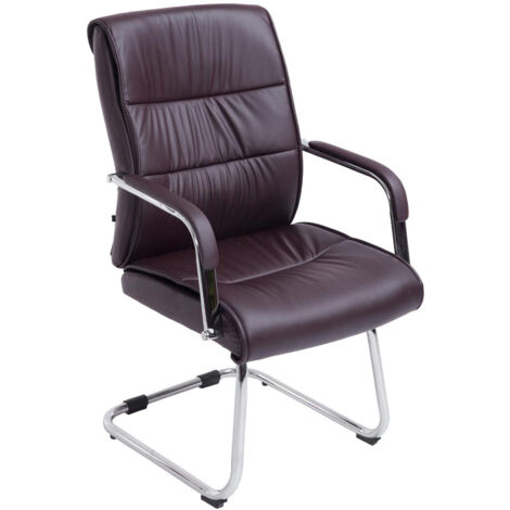 Silla Estilo Cantilever Sievert Marrón
