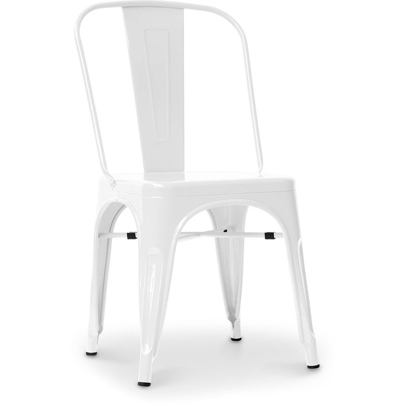 

Silla Stylix con asiento cuadrada - Nueva edición - Metal Blanco Hierro