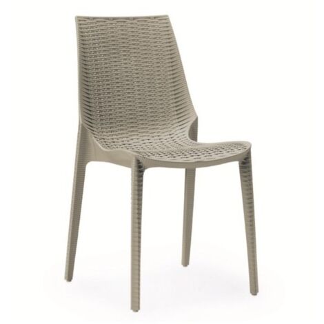 Silla Exterior Scab Lucrezia Color Taupe