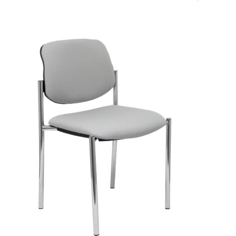 Silla fija Styl bali gris chasis cromo