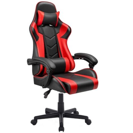 Silla gaming basculante Katana rojo negro