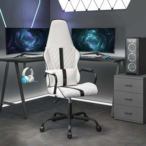 Silla gaming cuero sintético  y negro