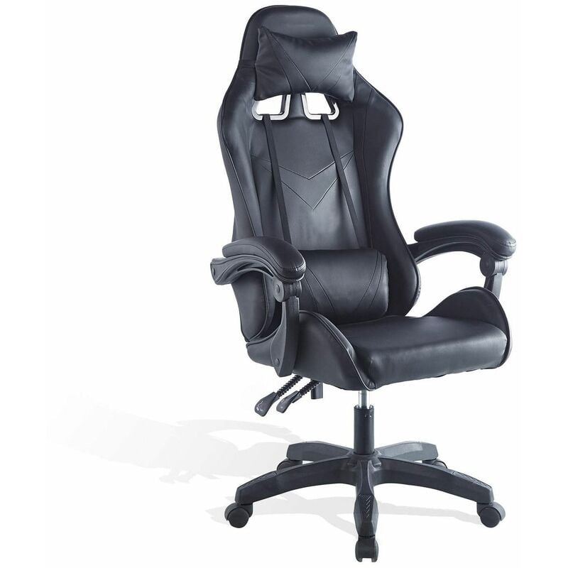 

Silla Gaming De Escritorio Rac Negro Ancho: 64 Cm | Anchura Entre Reposabrazos: 52 Cm X