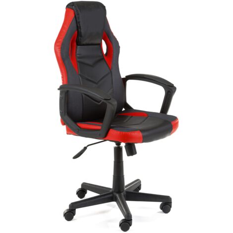 Silla gaming FG19 Negro y Rojo