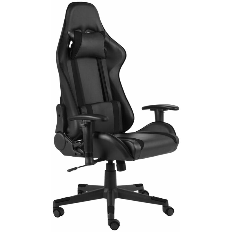 

Silla gaming giratoria PVC negro