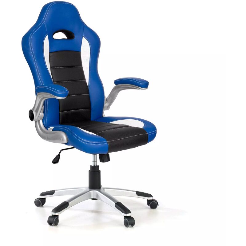 

Silla gaming Lotus, diseño racing y brazos abatibles, azul - azul