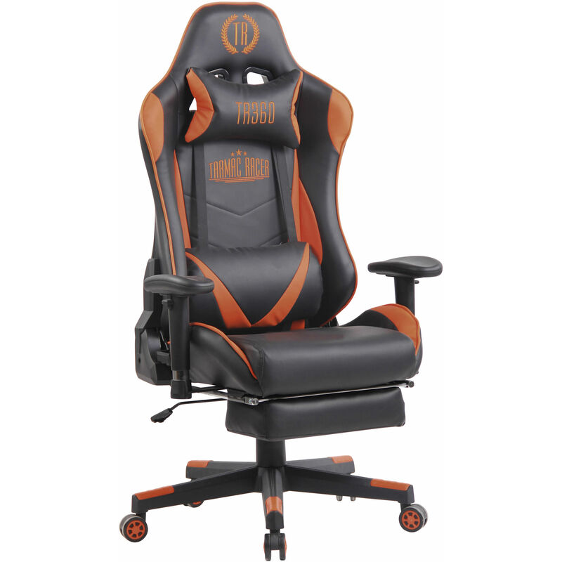 

Rogal - Silla gaming lux xfm con 3 niveles de masaje negro/naranja