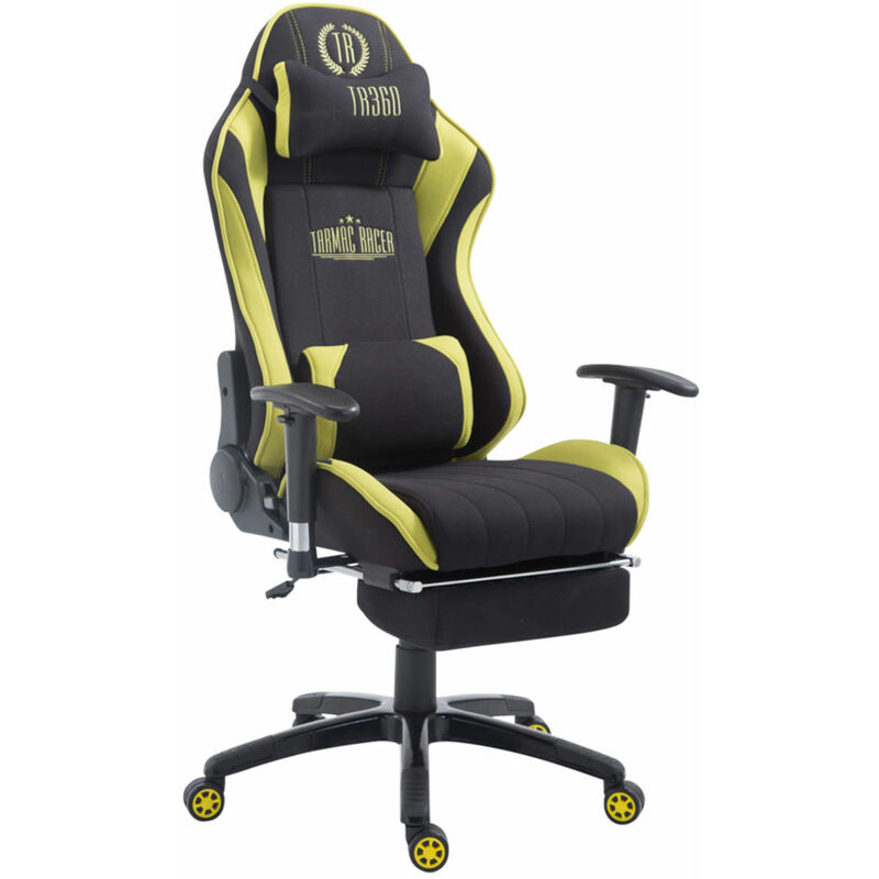 

Silla Gaming Shift V2 en Tela Negro/verde Con Reposapiés