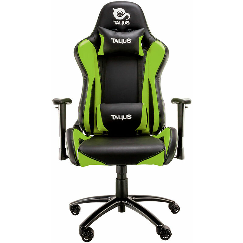 

Silla Gaming Talius Lizard V2 - Silla Gaming Profesional en color Verde y Negro, Ergonómica, basculante, Espuma Alta Densidad, reposabrazos 2D.