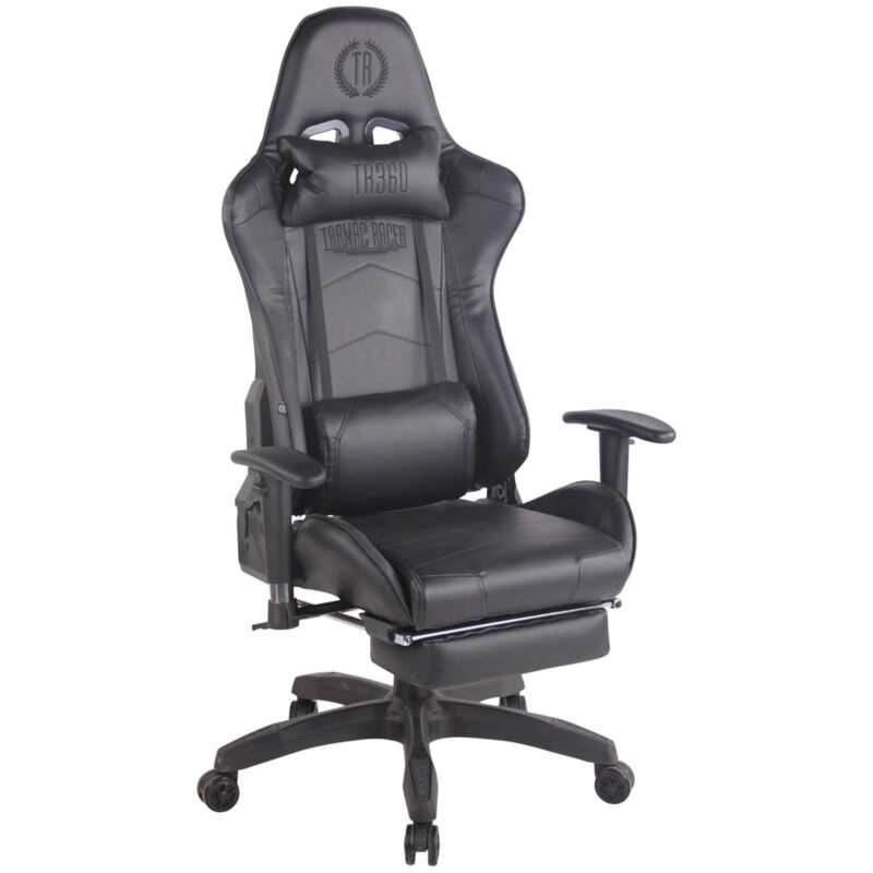 

Silla Gaming Turbo Negro/Negro Cuero sintético