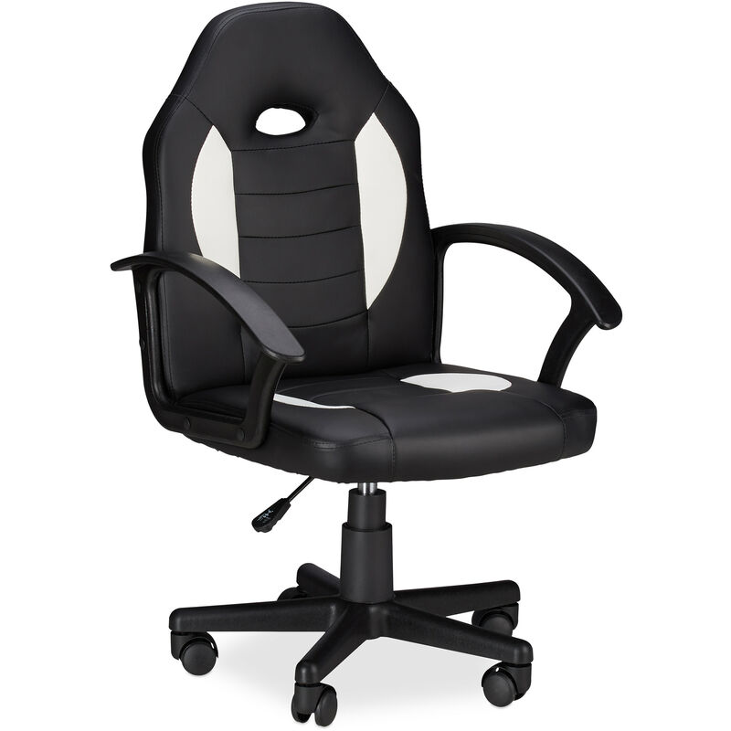 

Silla Gaming XR7 Ergonómica, Piel Sintética, Blanco, 90 x 57 x 50 cm