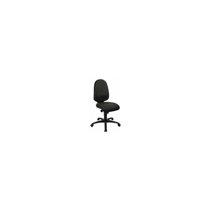 

Silla giratoria de oficina con tecnología sincronizada antracita 450-550mm sin reposabrazos TOPSTAR