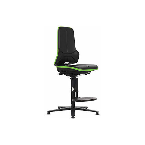 Silla giratoria de trabajo ESD NEON  tacos  estribo  mecanismo