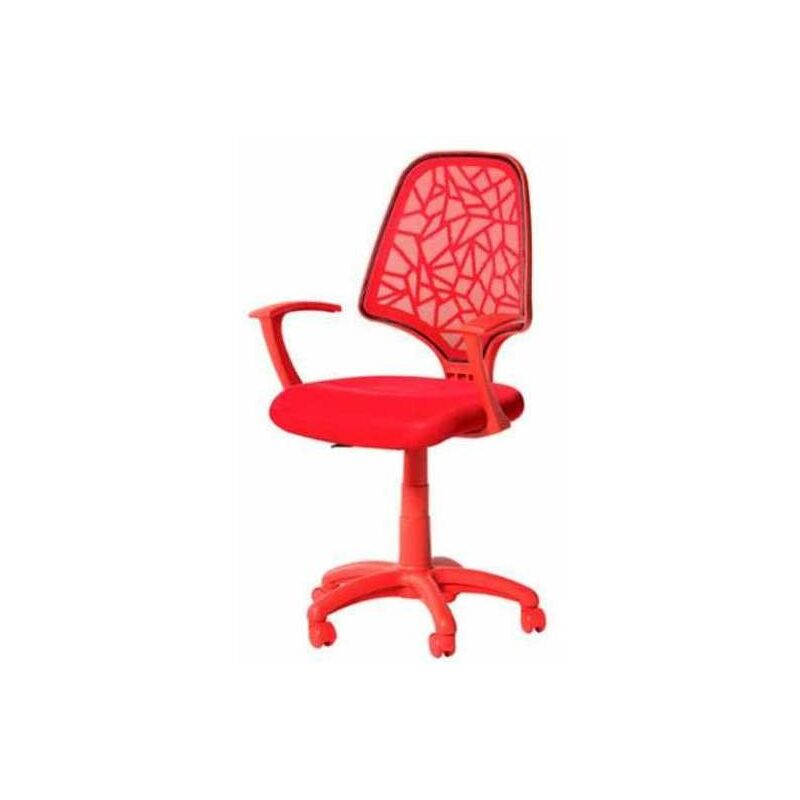 

Silla giratoria gas con brazos en rojo 94 cm(alto)60 cm(ancho)52 cm(largo) Color ROJO