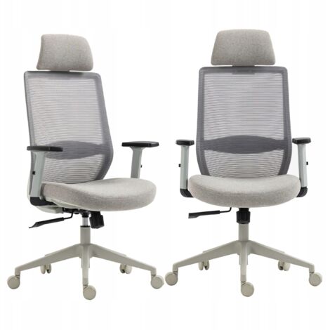 Silla giratoria gris FB25-FX (GR)