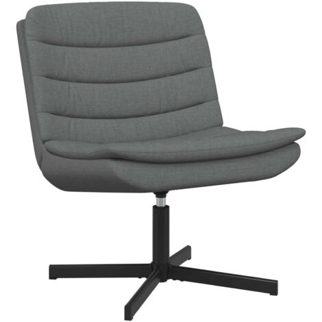 Silla giratoria Gris oscuro 63 x 75 x 76 cm tela