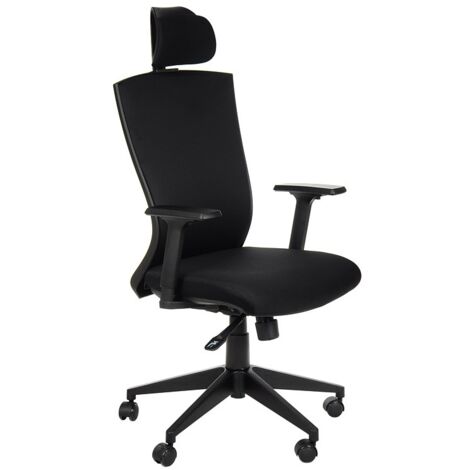 Silla giratoria HG-0004F NEGRA