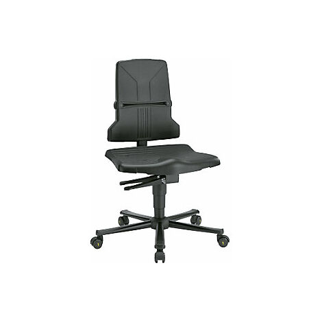 Silla giratoria industrial Sintec B ruedas PP ESD gris 430-580mm BIMOS