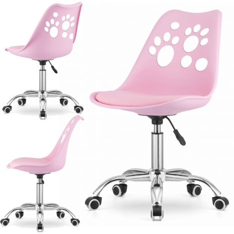 Silla giratoria RENO - rosa