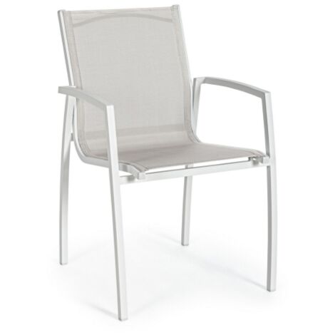 Silla Hilla White Cloud De Aluminio Con Reposabrazos