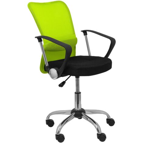 SILLA INFANTIL CARDENETE RESPALDO MALLA VERDE ASIENTO NEGRO PIQUERAS Y CRESPO 238GVNE