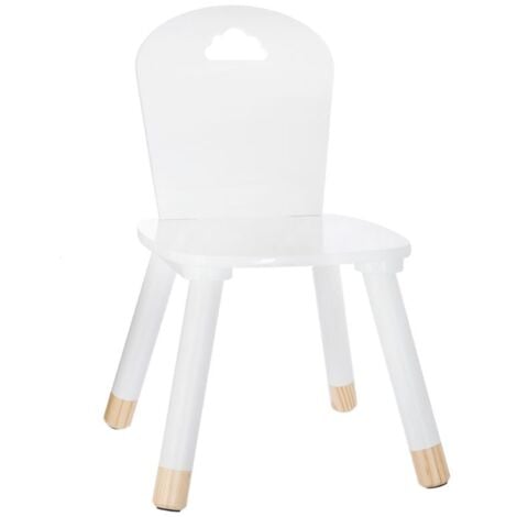 ATMOSPHERA Silla para niños blanca