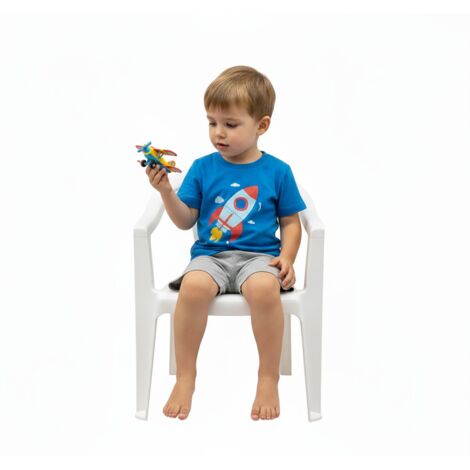 Silla infantil plastico  Blanco
