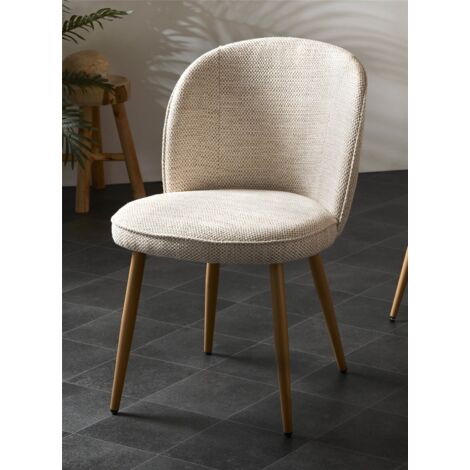 Silla Isuan Natur C/Patas Madera 52X61X80 Cms