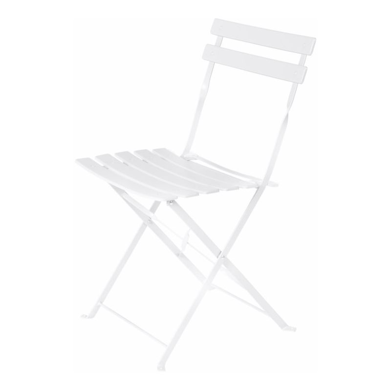 

Silla Jard 41x46x80cm Pleg Acero Blanca Sira - Juinsa