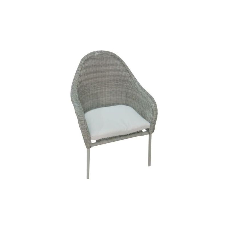 

Sillon Jardín 61,5x66,5x90cm Acero/Ratan Gr/Be Lyn Nt11 - Natuur