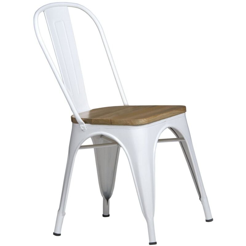 

Silla Lank Wood Blanca Ancho: 44 Cm X Largo: 44 Cm X Alto: 84 Cm | Altura