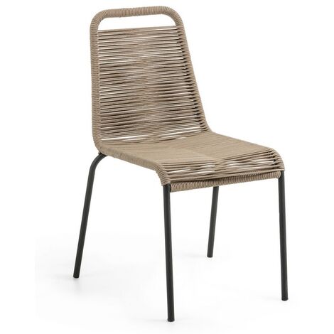 Silla kitch cuerda beige