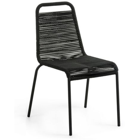 Silla kitch cuerda negra