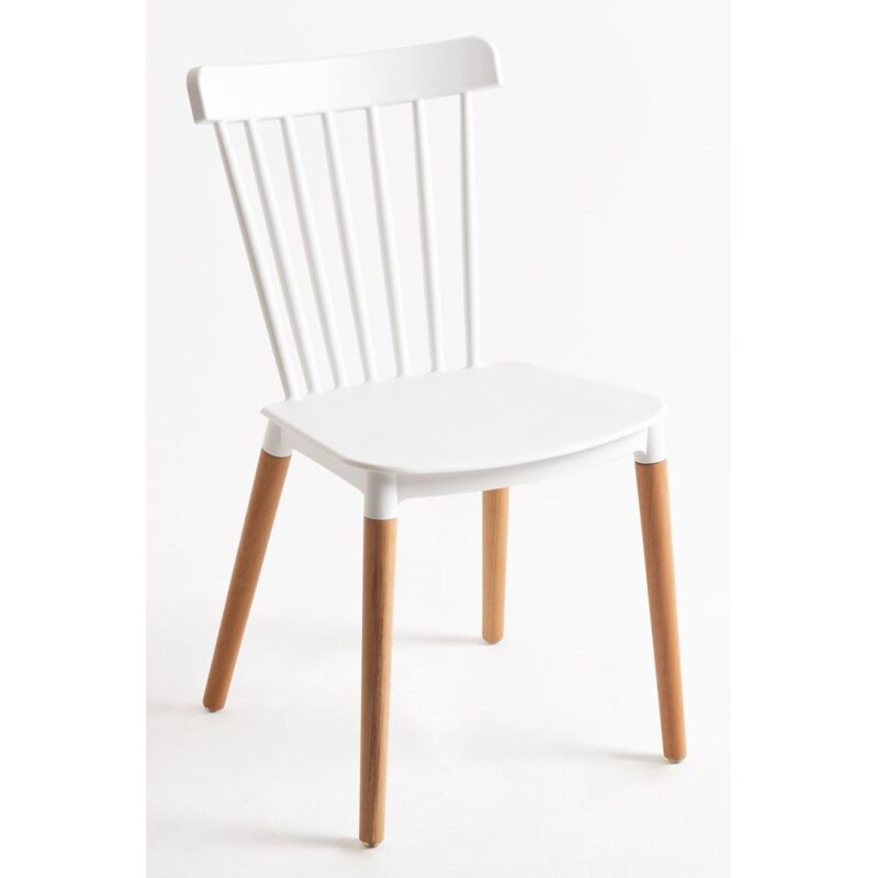 

Sillas Comedor - Silla Leka - Blanco