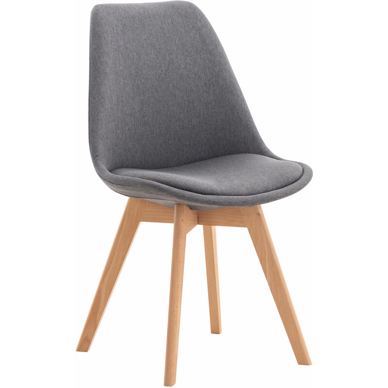 

Silla Linares En Estilo Nórdico Gris Tela