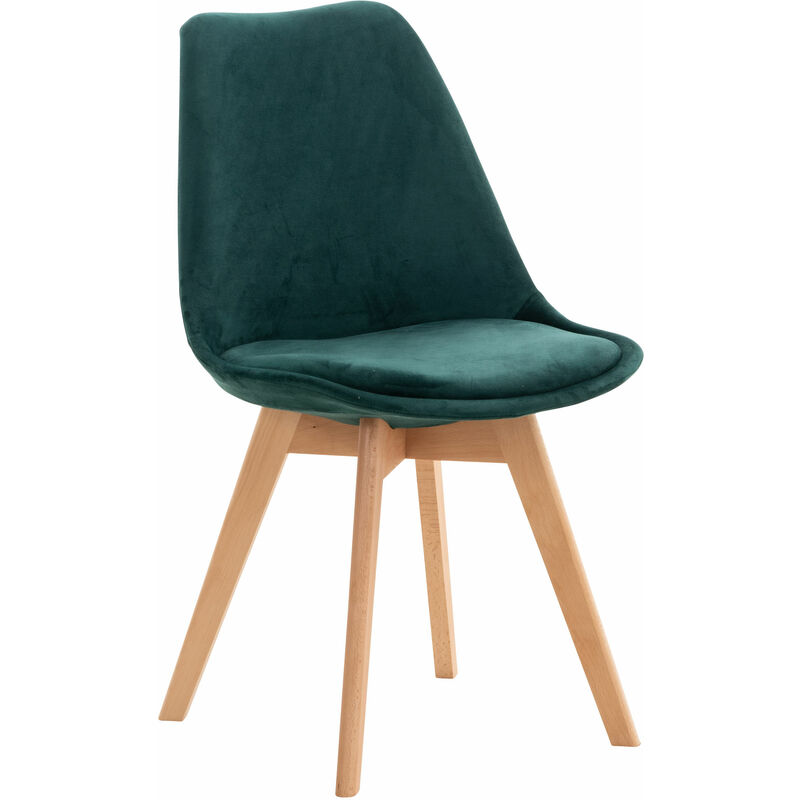 

Silla Linares En Estilo Nórdico Verde Terciopelo